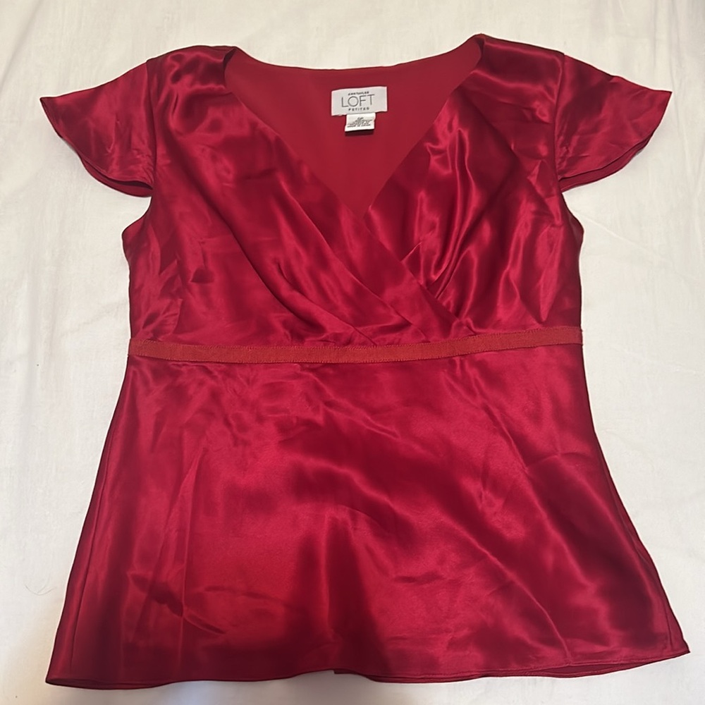 Ann Taylor red shirt